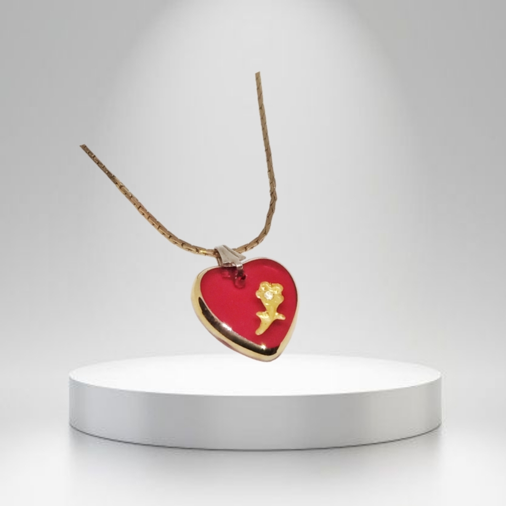 🙋 10/$20. Gold and Red Tones Necklace